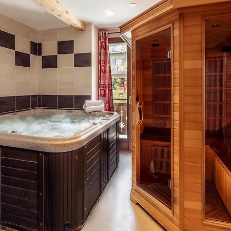 Chalé Cozy Chalet With Sauna Use Huez